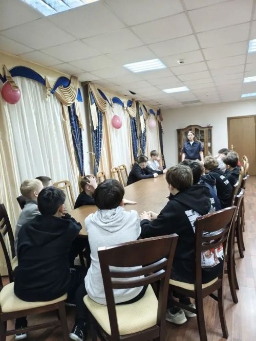 Инспектор ПДН напомнила юным спортсменам об ответственности за правонарушения