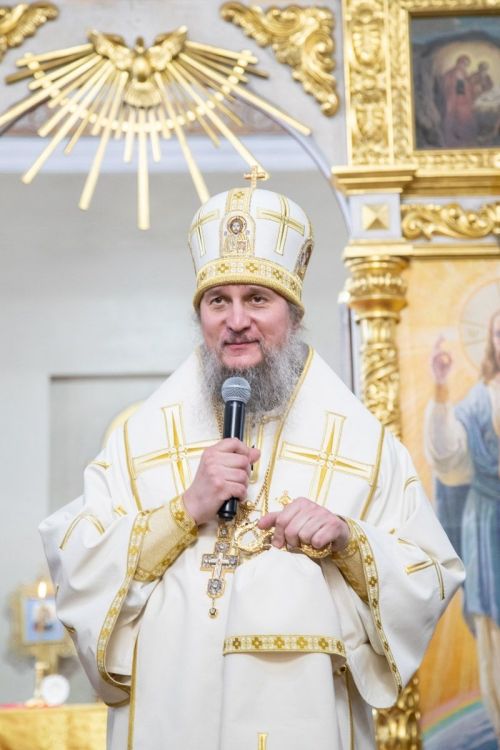 Владыка Пахомий Изге Никольский кафедраль соборында хушлашу Литургиясе үткәрде