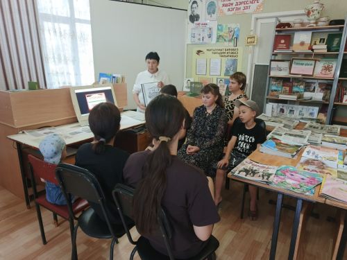 Для юных читателей Татарско-Сарсазской библиотеки провели урок безопасности