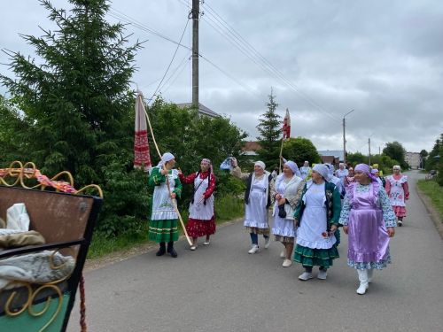 Обряд сбора полотенец к Сабантую