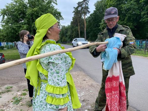 Обряд сбора полотенец к Сабантую