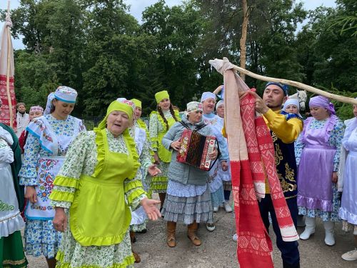 Обряд сбора полотенец к Сабантую