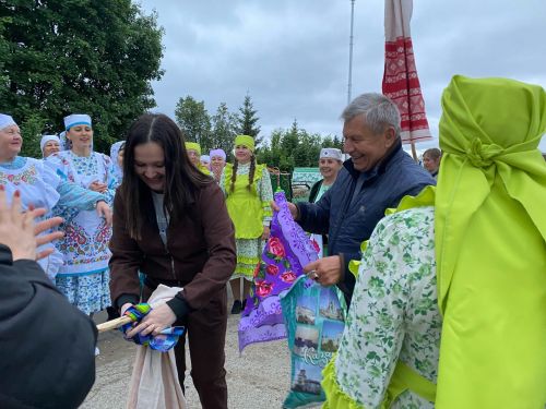 Обряд сбора полотенец к Сабантую