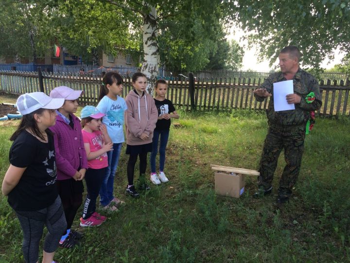 Дети чистопольского села играли в почти забытые народные игры