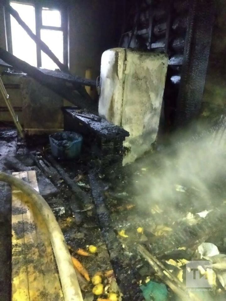 В казанском поселке Борисоглебское на пожаре погиб мужчина