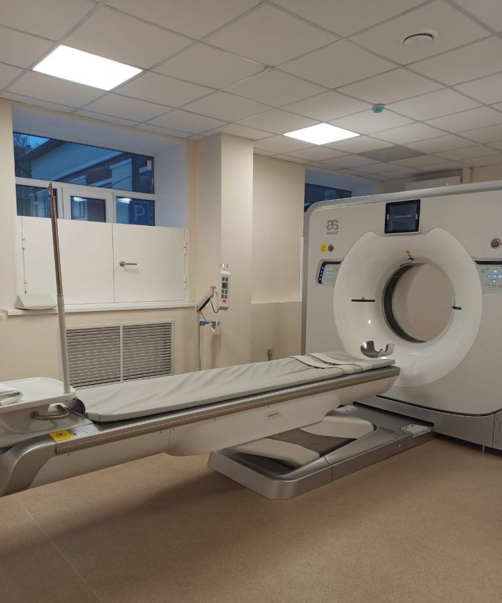 В чистопольской поликлинике установили новый компьютерный томограф