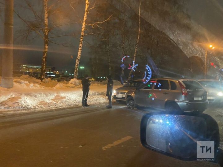 В Казани из-за массового ДТП образовалась огромная пробка