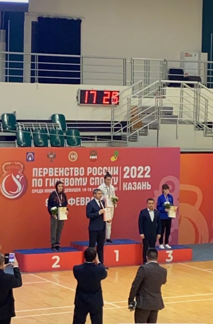 Чистопольская спортсменка стала чемпионкой России по гиревому спорту