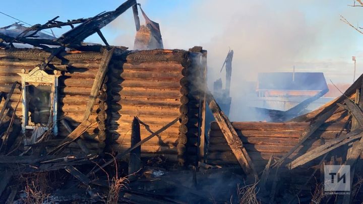 В Нижнекамском районе в пожаре погибла пожилая женщина