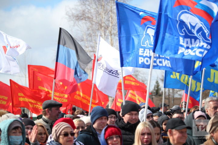В столице РТ  состоялся митинг-концерт  в поддержку  российской  армии и жителей Донбасса