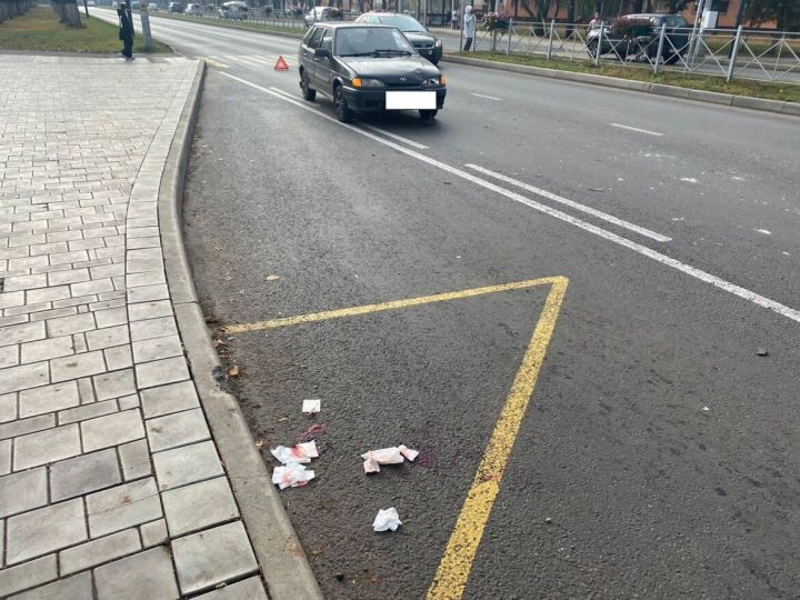 В Нижнекамске легковушка сбила 52-летнюю женщину