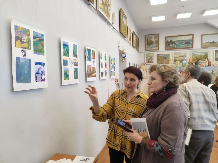 В чистопольской художественной школе открылась персональная выставка Павла Самойлова