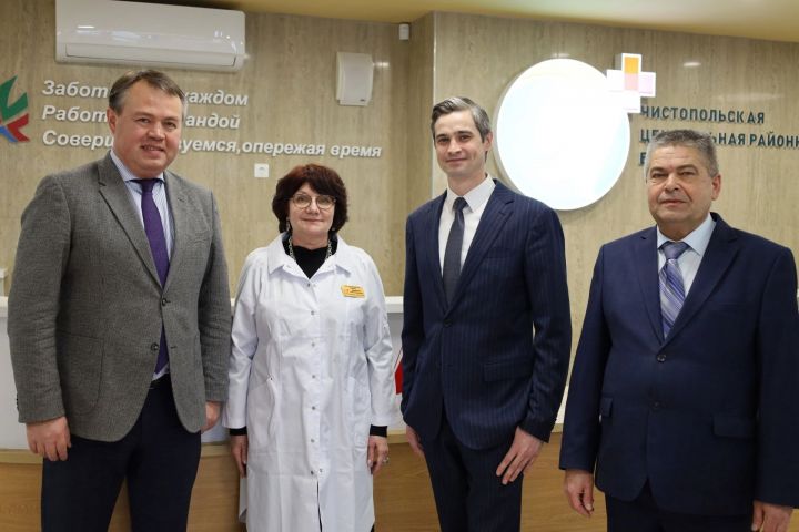 Первый заместитель министра здравоохранения РТ посетил  приемно-диагностическое отделение Чистопольской ЦРБ