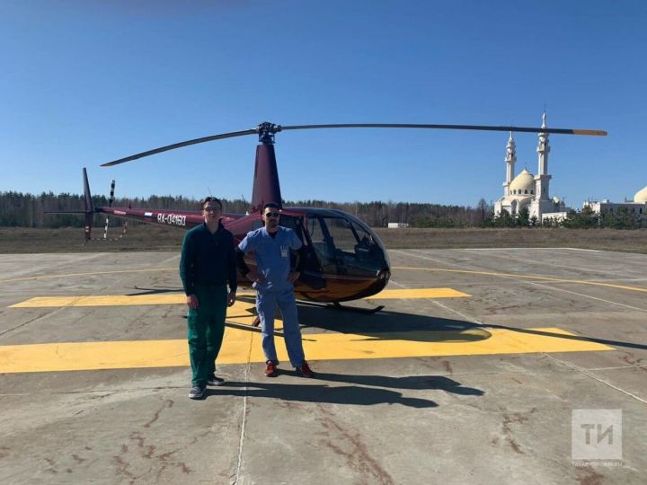 В Болгар вылетели два вертолета на помощь пострадавшим в ДТП