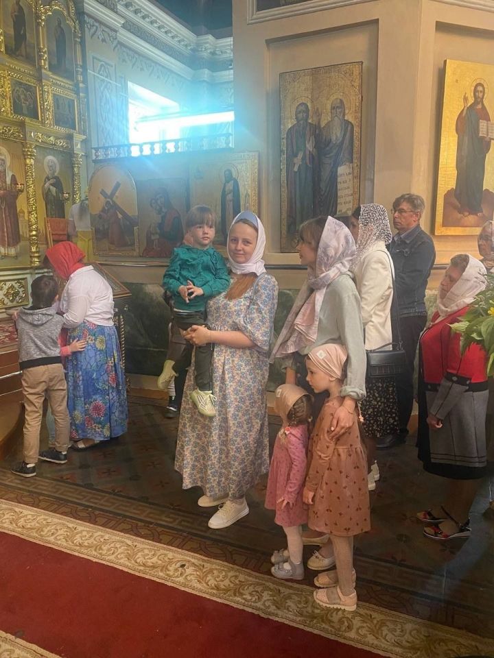 В чистопольском соборе прошла праздничная Литургия