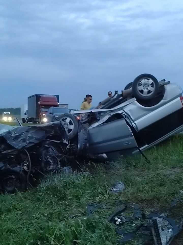 Авария недалеко от села Шали
