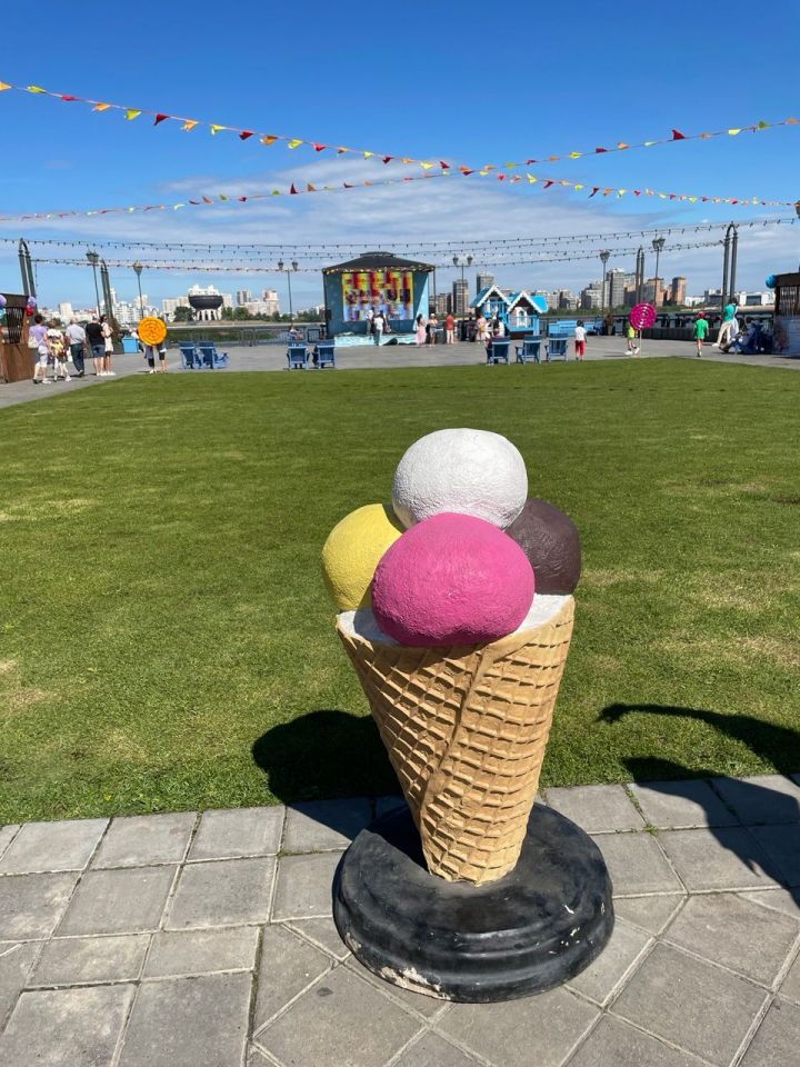 В столице РТ стартовал фестиваль мороженого
