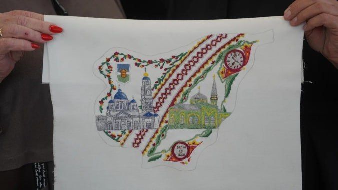 В Болгарах представят вышитую карту Татарстана