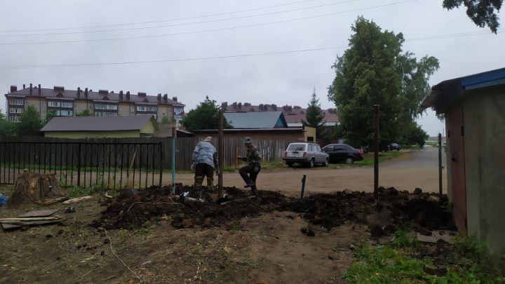 На чистопольском кладбище идут работы по благоустройству