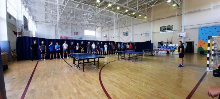 В Чистополе прошел турнир по настольному теннису среди мужчин