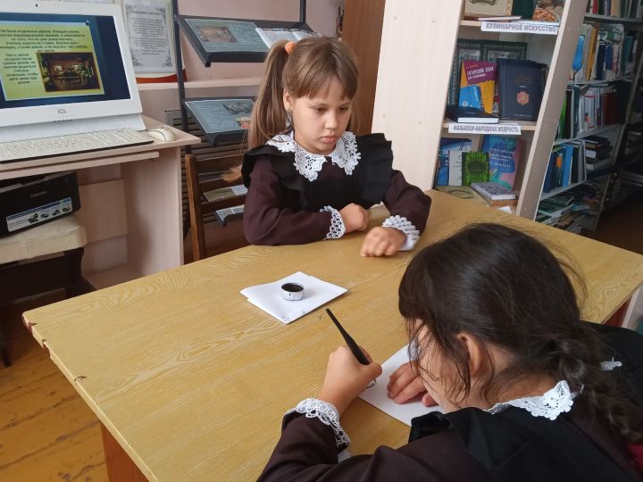 Ребята чистопольского села узнали, как учились на Руси