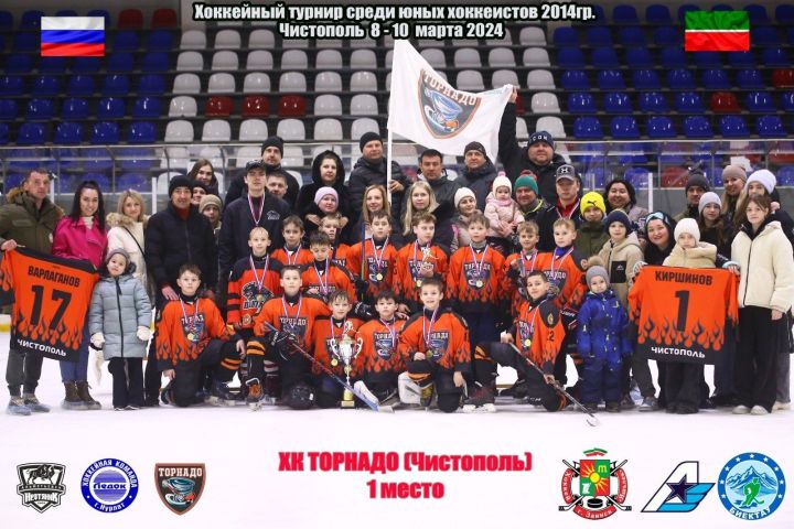 Чистопольские спортсмены заняли первое место в хоккейном турнире