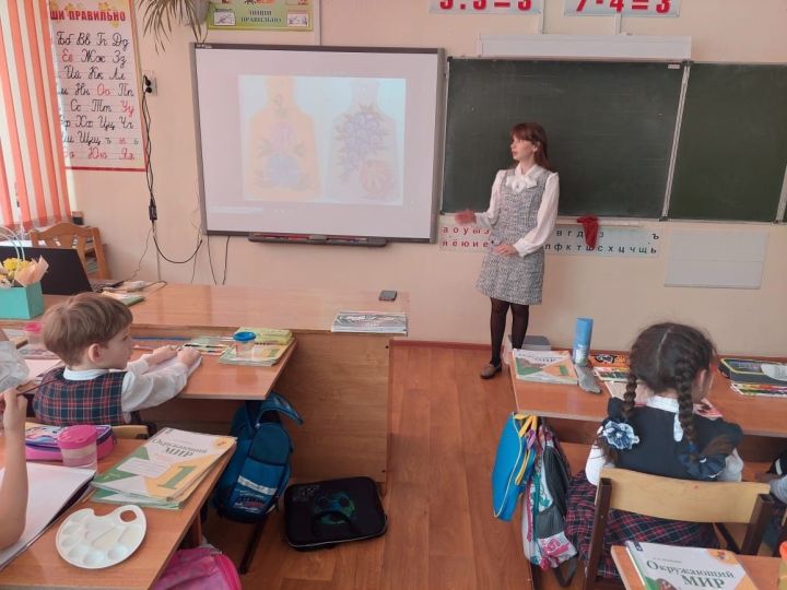 В чистопольской школе прошли мероприятия, посвященные воссоединению Крыма с Россией