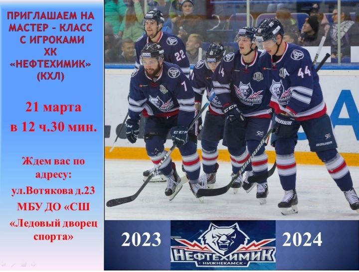 Игроки КХЛ проведут мастер-класс в Чистополе