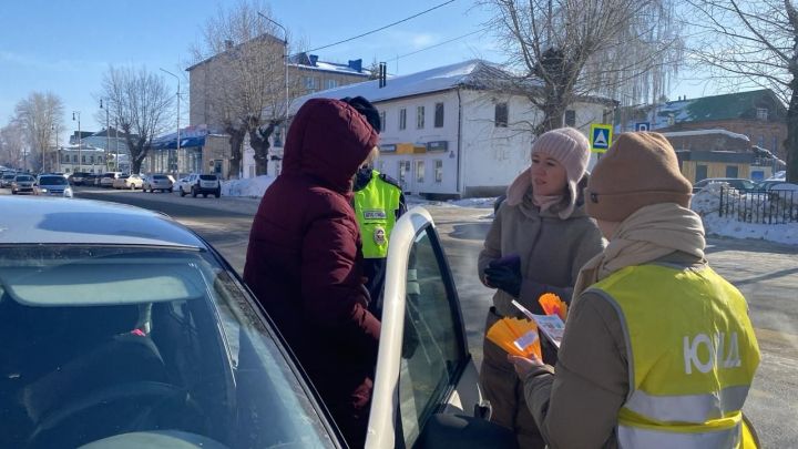 Чистопольских автоледи поздравили с наступающим праздником