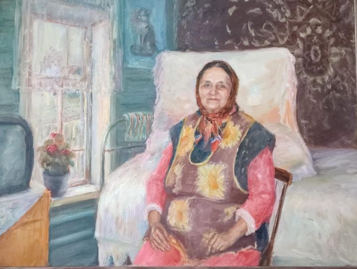 Картина чистопольской художницы представлена на выставке «Идель-арт»