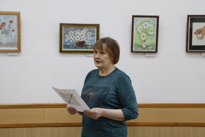 Чистайда Мария Цыганова күргәзмәсендә 30дан артык картина тәкъдим ителде