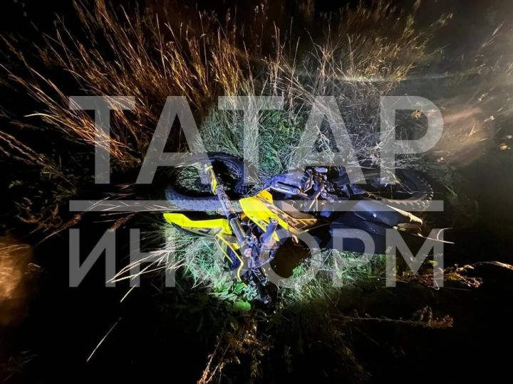 В Альметьевском районе мотоциклист вылетел с трассы и погиб