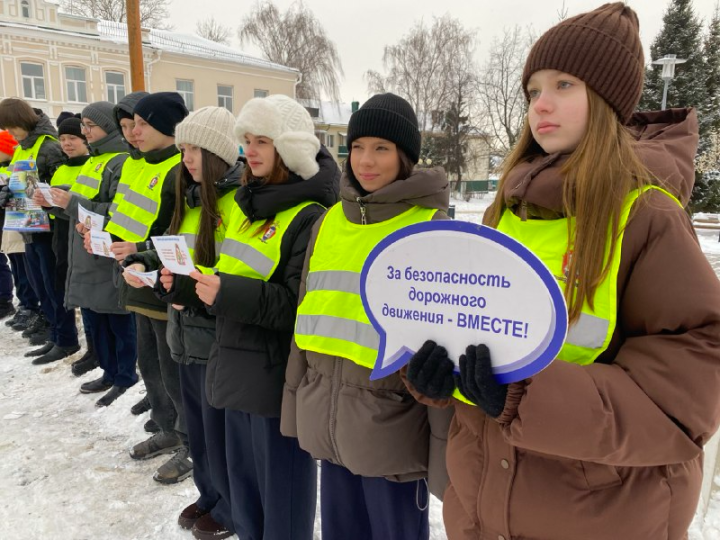 Пристегните самое дорогое: в Чистополе отряды ЮИД напомнили водителям о правилах перевозки детей