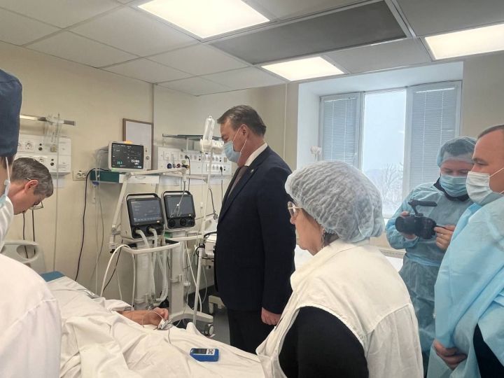 Чистай район үзәк дәваханәсендә тире аша коронар катышу үзәге ачылды