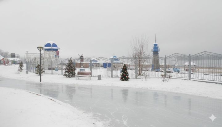 Этой зимой в парке «Набережная Кама» появится новое пространство для активного отдыха