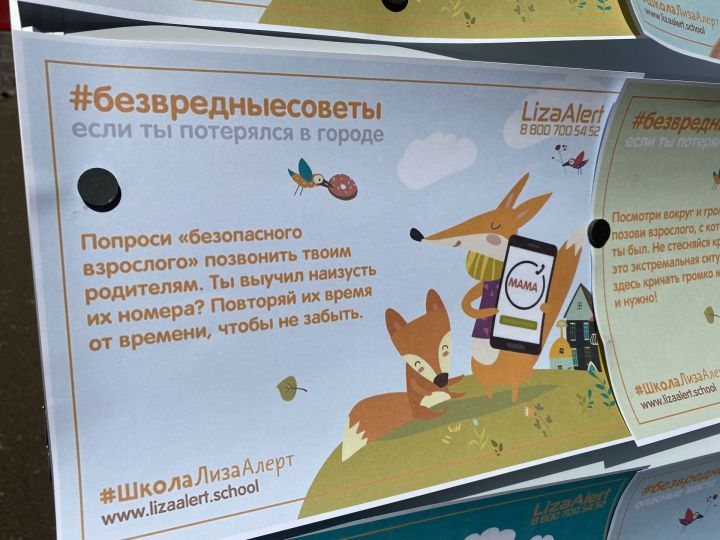 Добровольцы отряда «Лиза Алерт» напомнили чистопольцам, что делать при пропаже человека