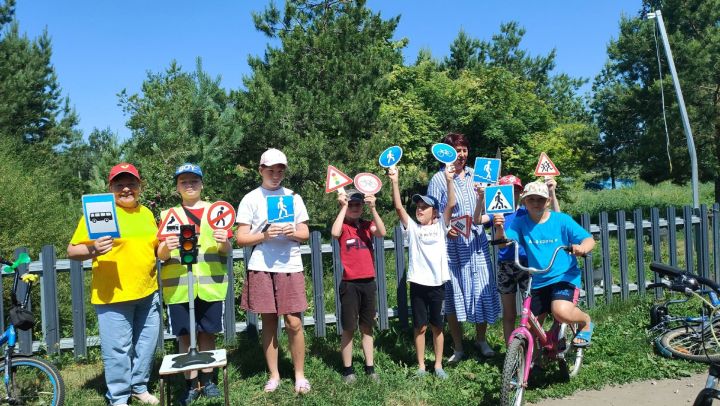 Юным жителям Чистопольского района напомнили о правилах безопасного поведения на дороге