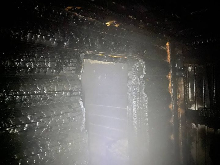 В Чистополе сгорела баня