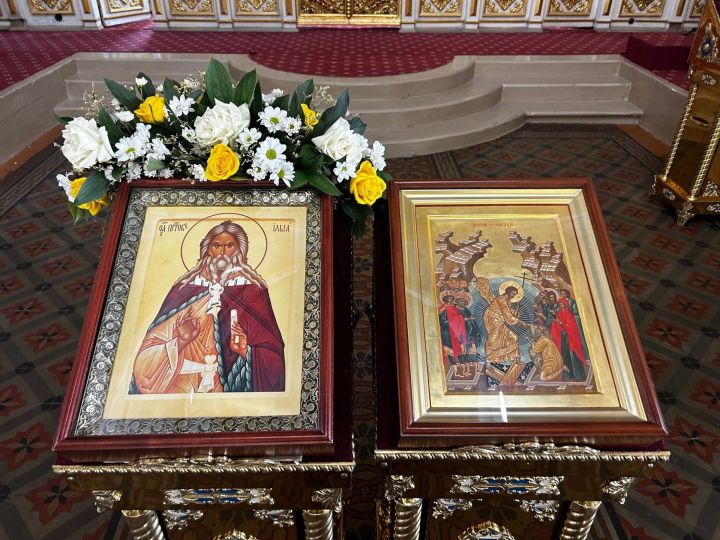 В день памяти пророка Илии владыка Филарет возглавил богослужение в кафедральном соборе Чистополя