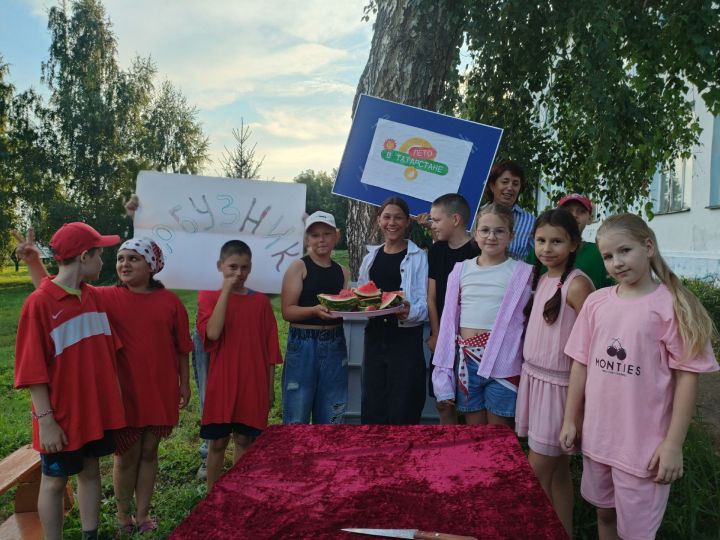 Праздник арбуза провели для детей в Чистопольском районе